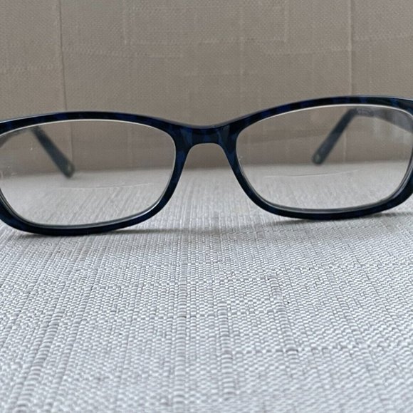 Liz Claiborne Women Eyeglasses Blue Tortoise Glasses L600 OED7 135 52[]16 Frame - Picture 6 of 11